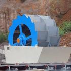 Rotary Drum Aggregate Washing Machine For Clay Soil Beach Sand Small Wheel Type